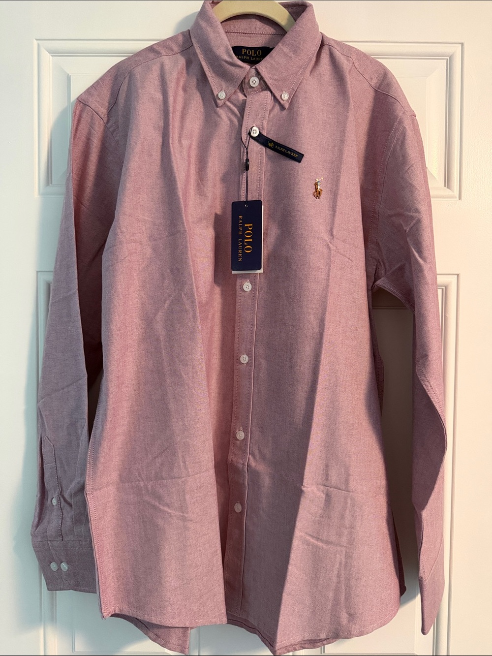 Polo by Ralph Lauren Men's Button-Down Oxford Shirt in Pink